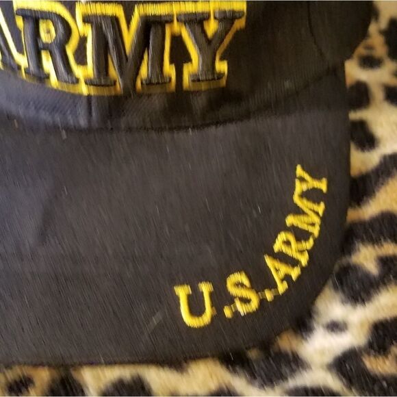 Cursedi Army Hat One Size Mostly Black‎ - Picture 3 of 6